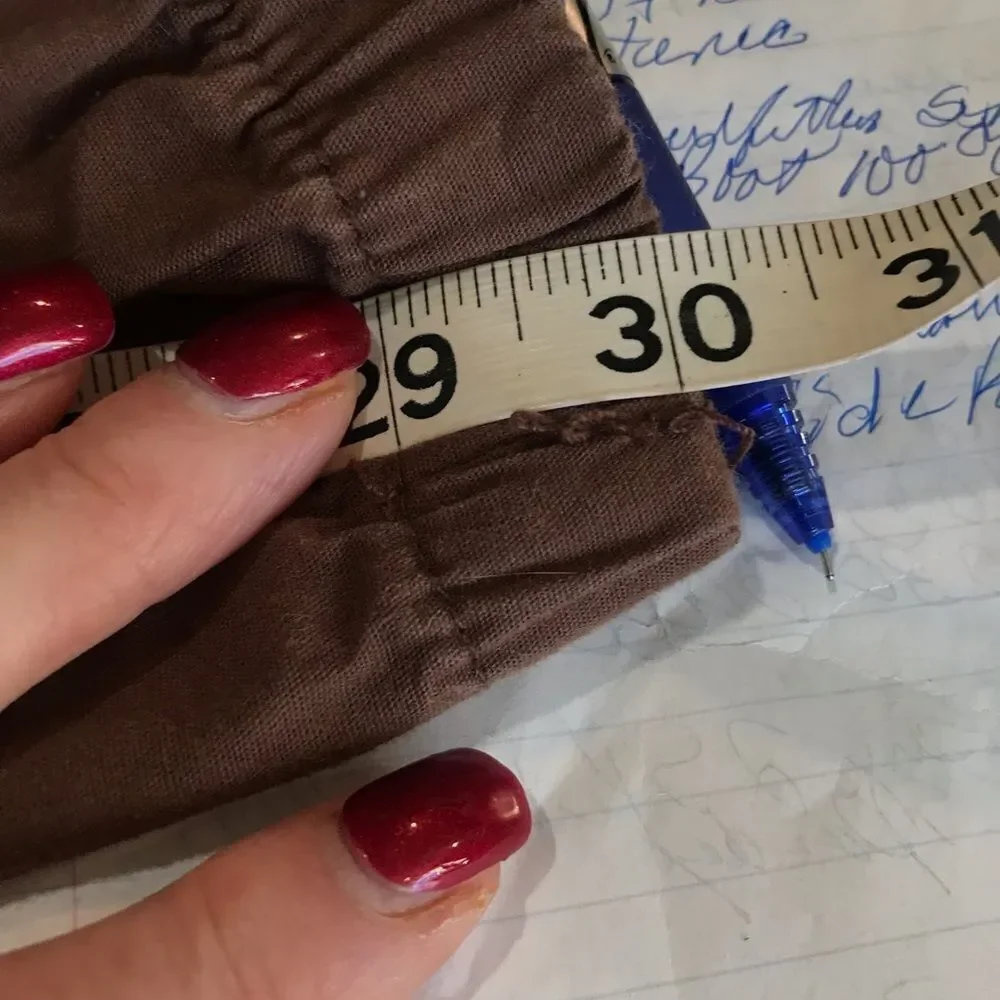 Parisian Brown Cargo Joggers Snap Pockets Size 10 - Picture 8 of 11